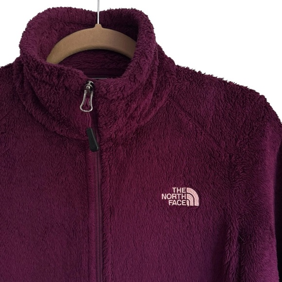 The North Face Osito Full Zip Fleece Jacket Purple Warm Soft Hiking Outdoors S - Picture 3 of 6